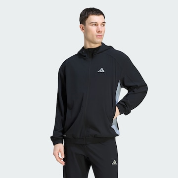 Giacca per l'allenamento 'Tech Apparel' di ADIDAS PERFORMANCE in nero: frontale