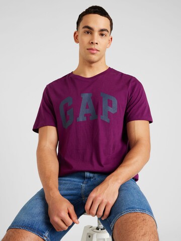 GAP Regular fit Shirt in Purple