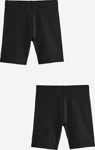 Next Skinny Leggings in Black: front