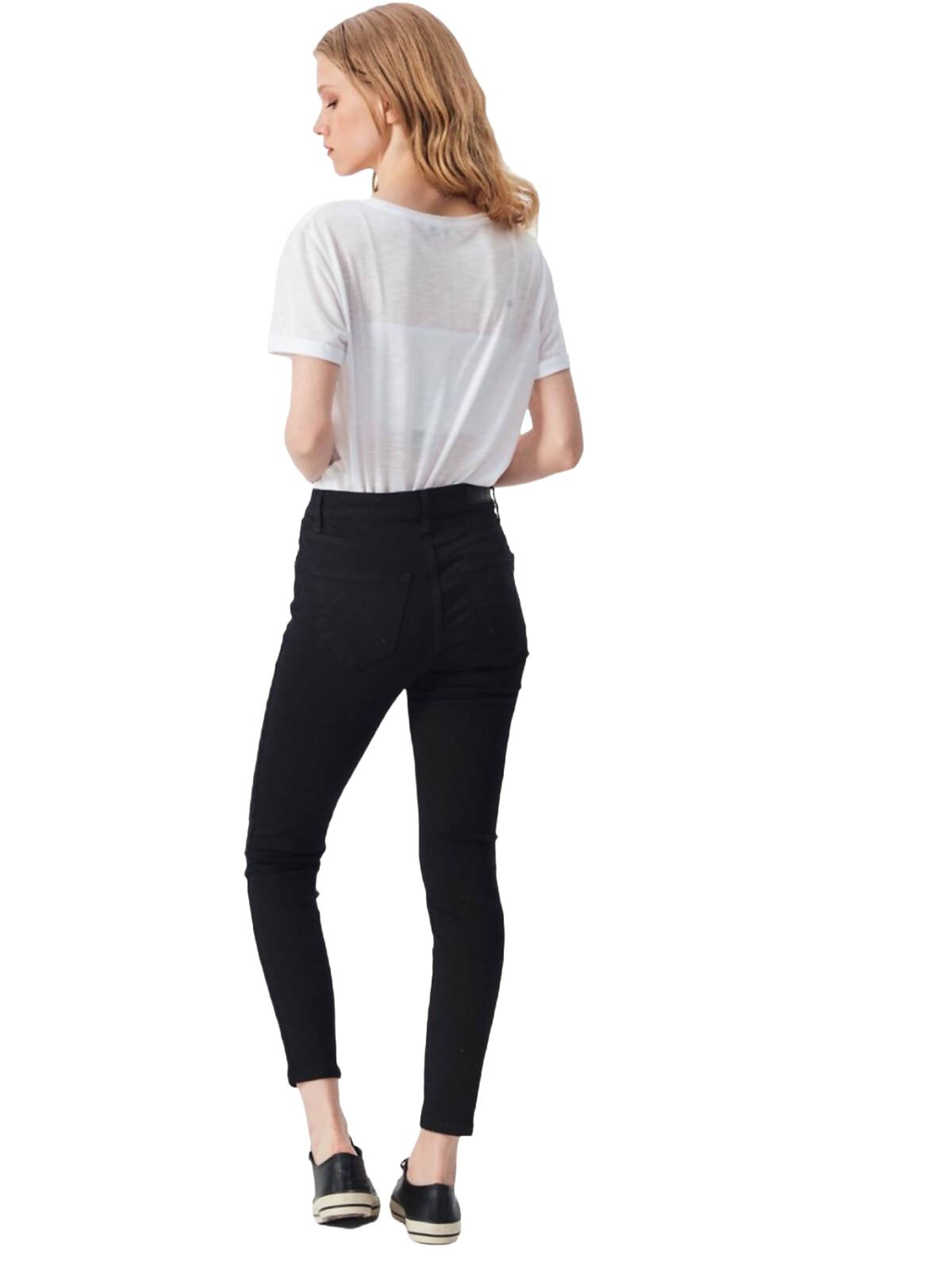 LTB Jeans Skinny Jeans 'LTB Jeans Damen Tanya X Skinny Leg Mid Waist Jeanshose' in Zwart