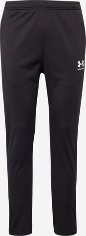 Regular Pantalon de sport UNDER ARMOUR en noir : devant