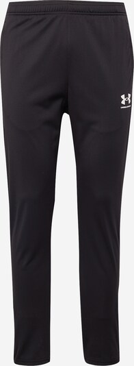 UNDER ARMOUR Workout Pants in Black / White, Item view