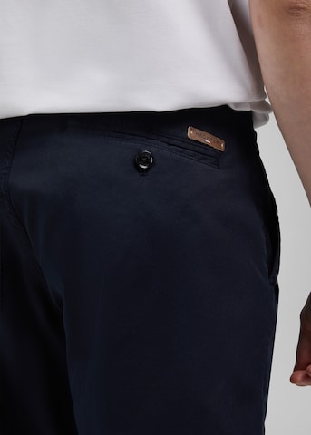 HECHTER PARIS Regular Chino in Blauw