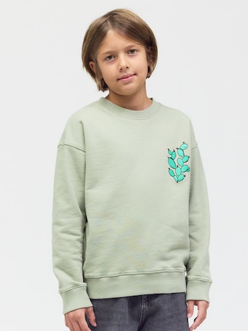 Play Play Pauly Sweatshirt 'CHECKER TOBI'‌‌‌‌ in Grün