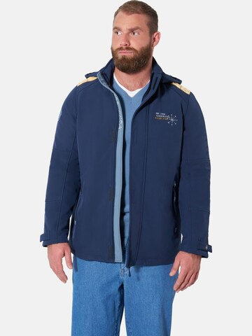 Jan Vanderstorm Between-Season Jacket 'Pekkor' in Blue