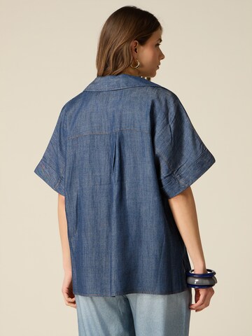 oltre - Blusa en azul