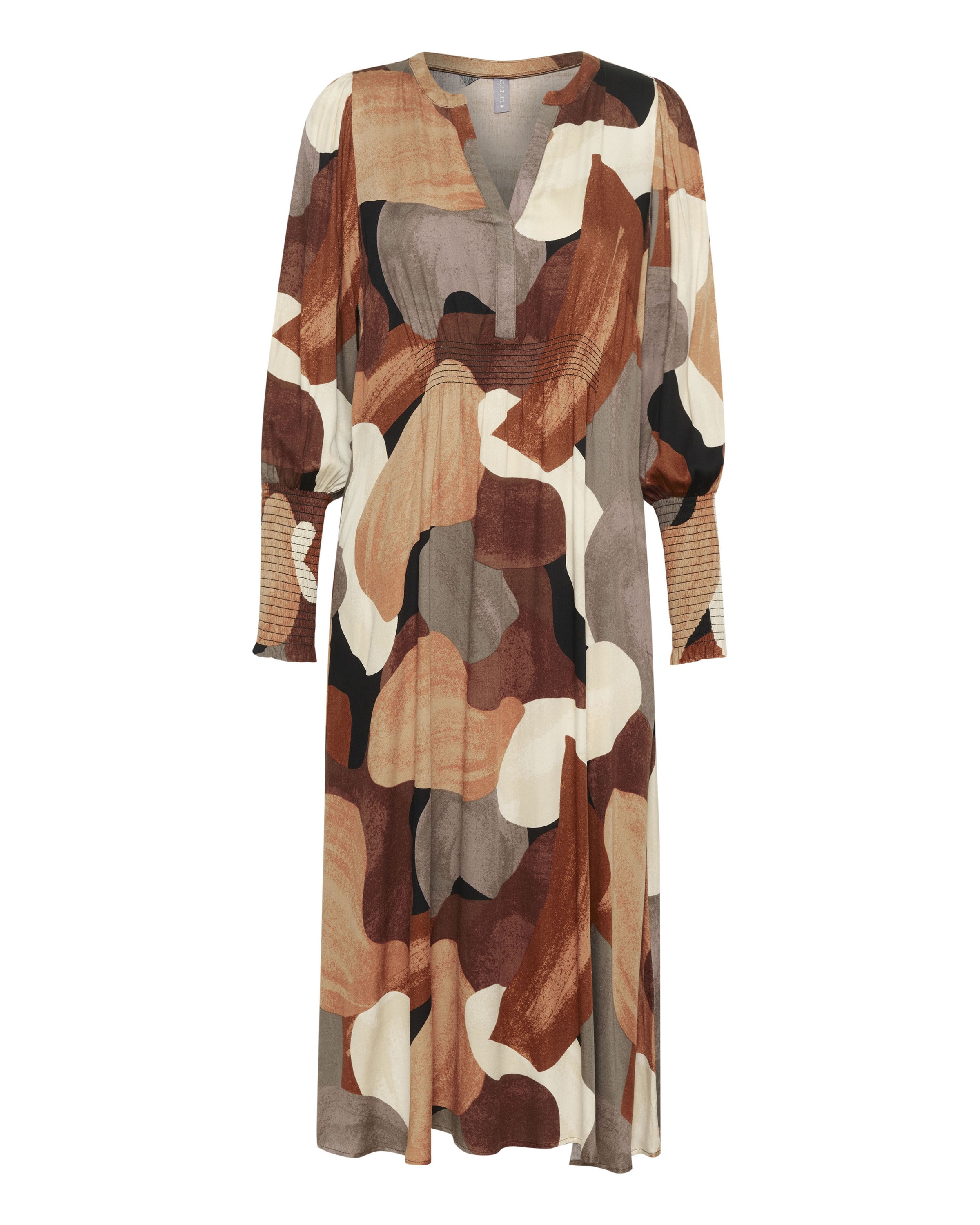 Robe 'CUDana' CULTURE en marron : devant