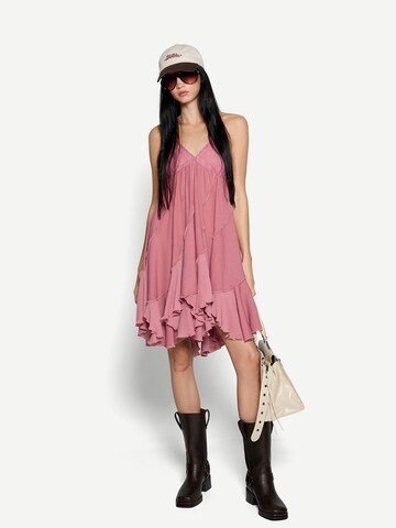Bershka Kleid in Pink: Vorderseite