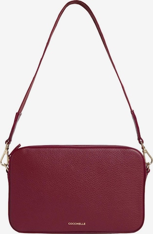Coccinelle - Bolso de hombro 'TEBE' en rojo: frente