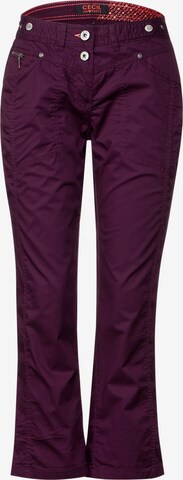 CECIL Regular Pants in Purple: front