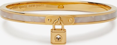 Kate Spade Bracelet en or / blanc perle, Vue avec produit