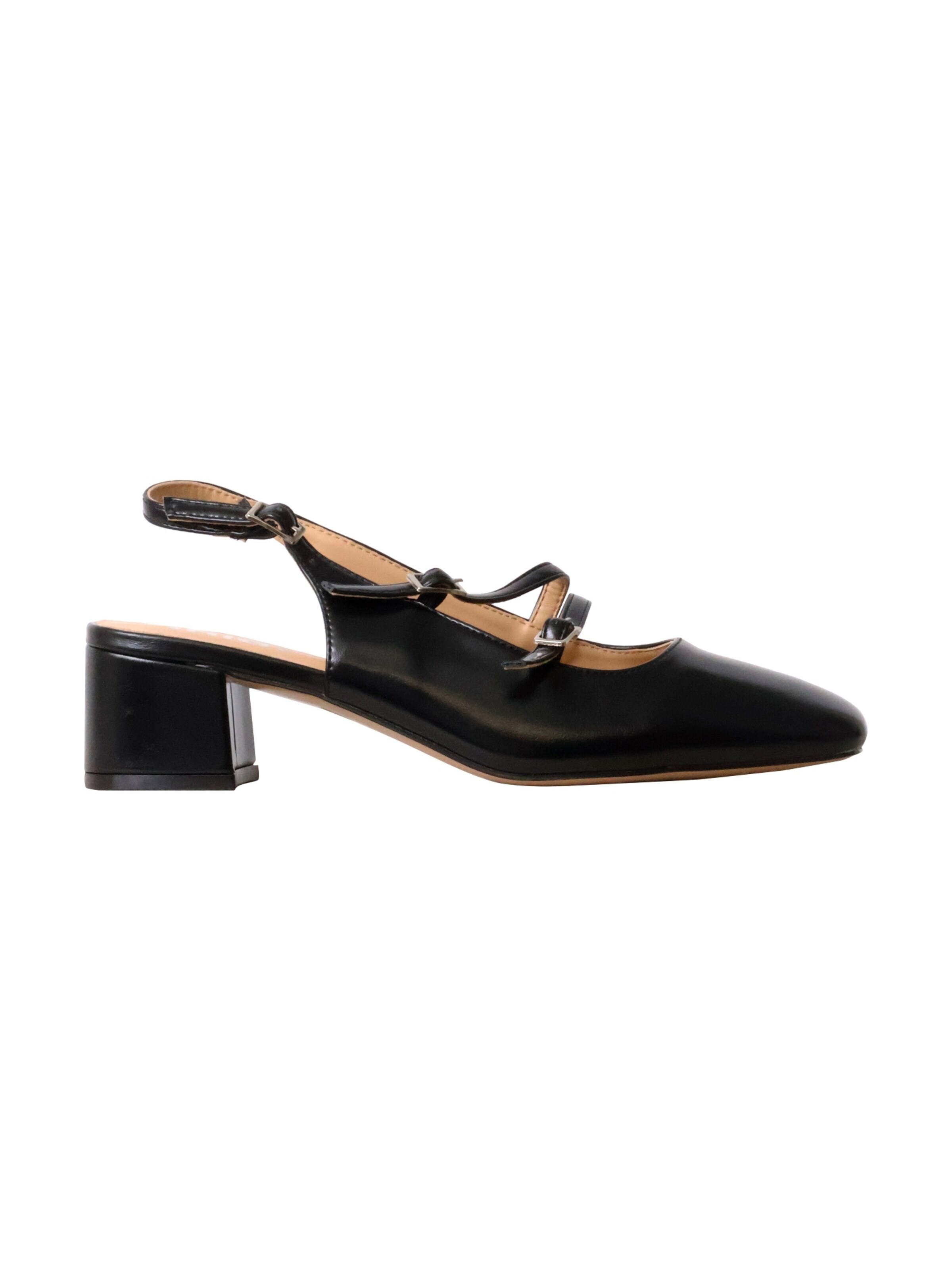Décolleté 'Pumps mit Riemchen „Inia“' di Super Mode in nero