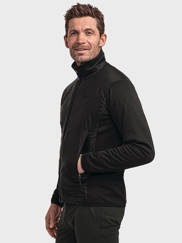 Schöffel Funktionele fleece-jas 'Cascata' in Zwart