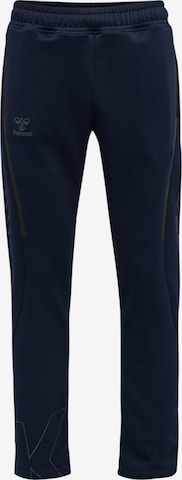 Hummel Workout Pants in Blue: front