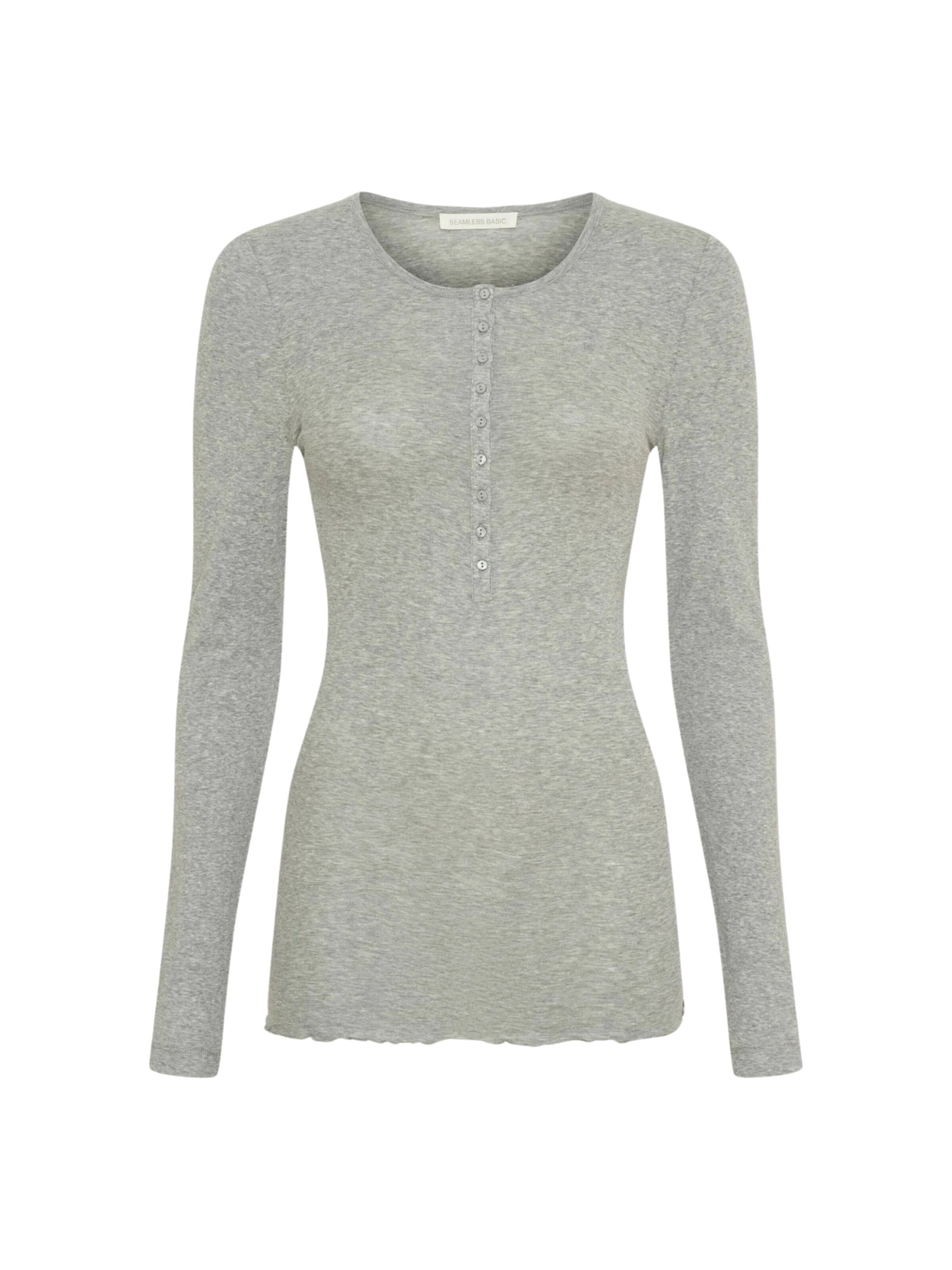 T-shirt 'Granddad' Seamless Basic en gris : devant