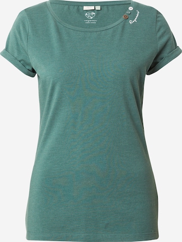 Ragwear T-shirt 'FLLORAH' i grön: framsida