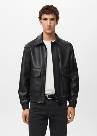 MANGO MAN Between-Season Jacket 'Ely' in Black: front