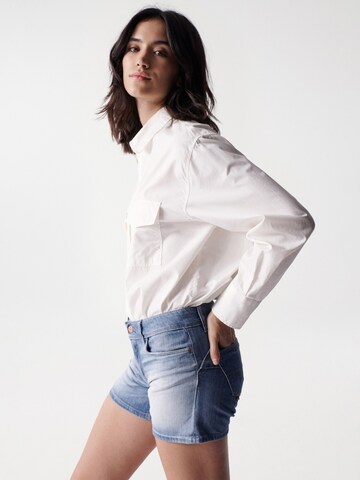 Salsa Jeans Shorts Wonder in Blau