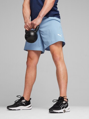 PUMA Regularen Športne hlače 'Blaster 7' | modra barva