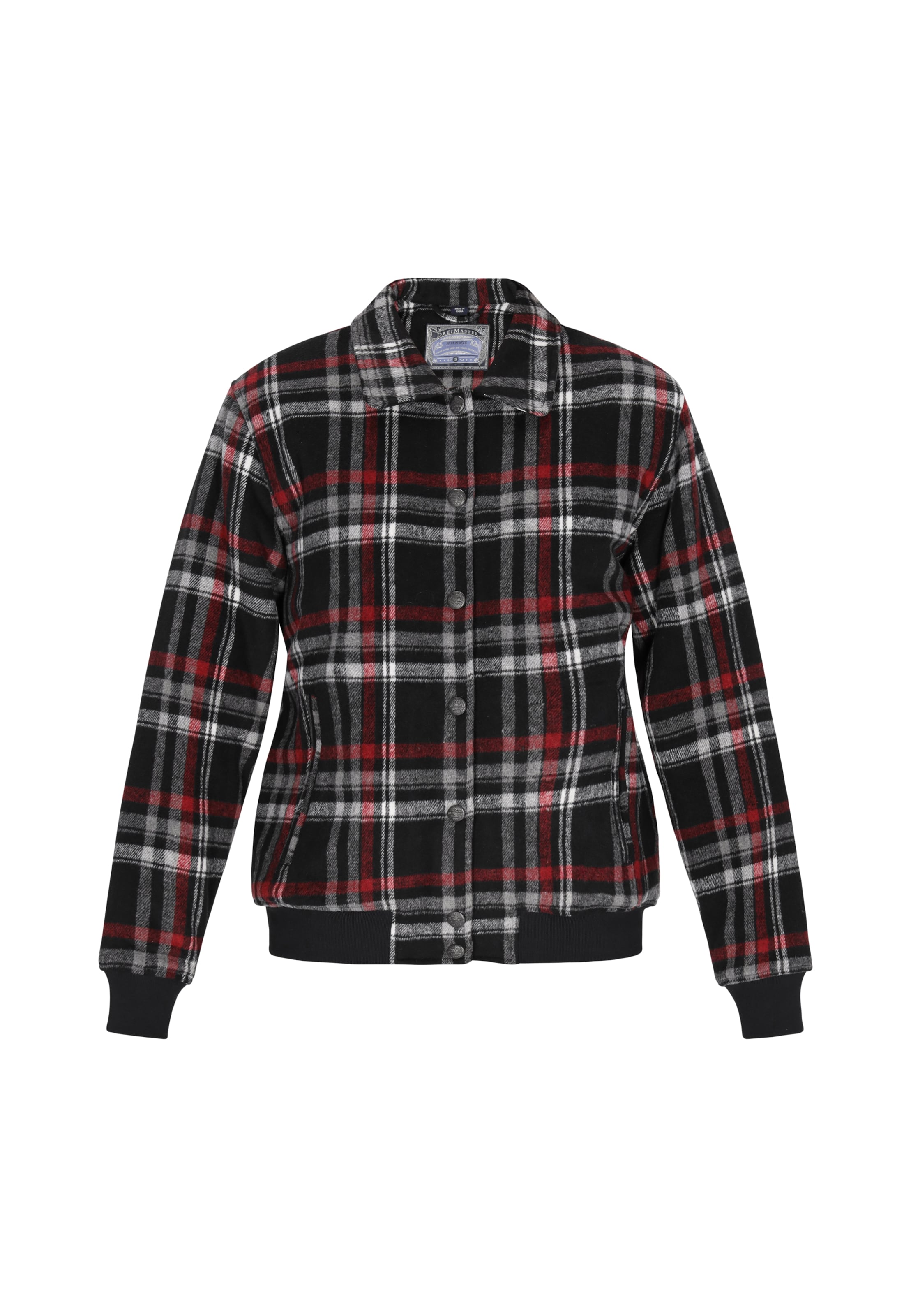 DreiMaster Vintage Tussenjas in Zwart: voorkant