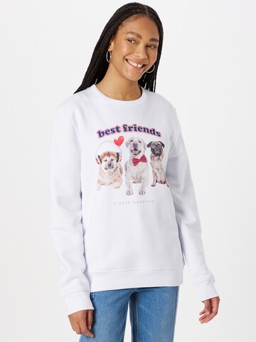 EINSTEIN & NEWTON Sweatshirt 'Klara Geist' i vit: framsida