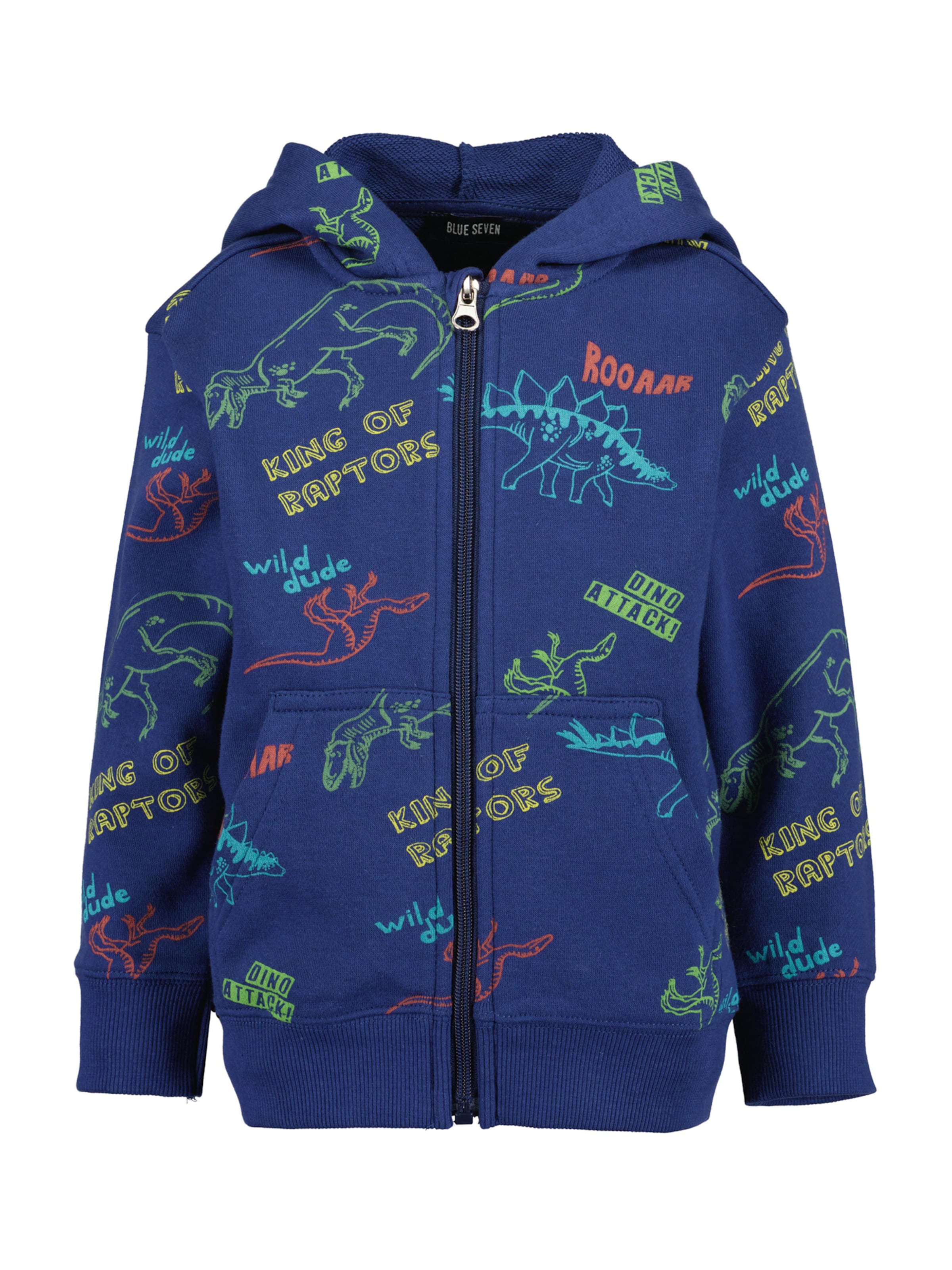 BLUE SEVEN Ζακέτα φούτερ σε μπλε: μπροστά