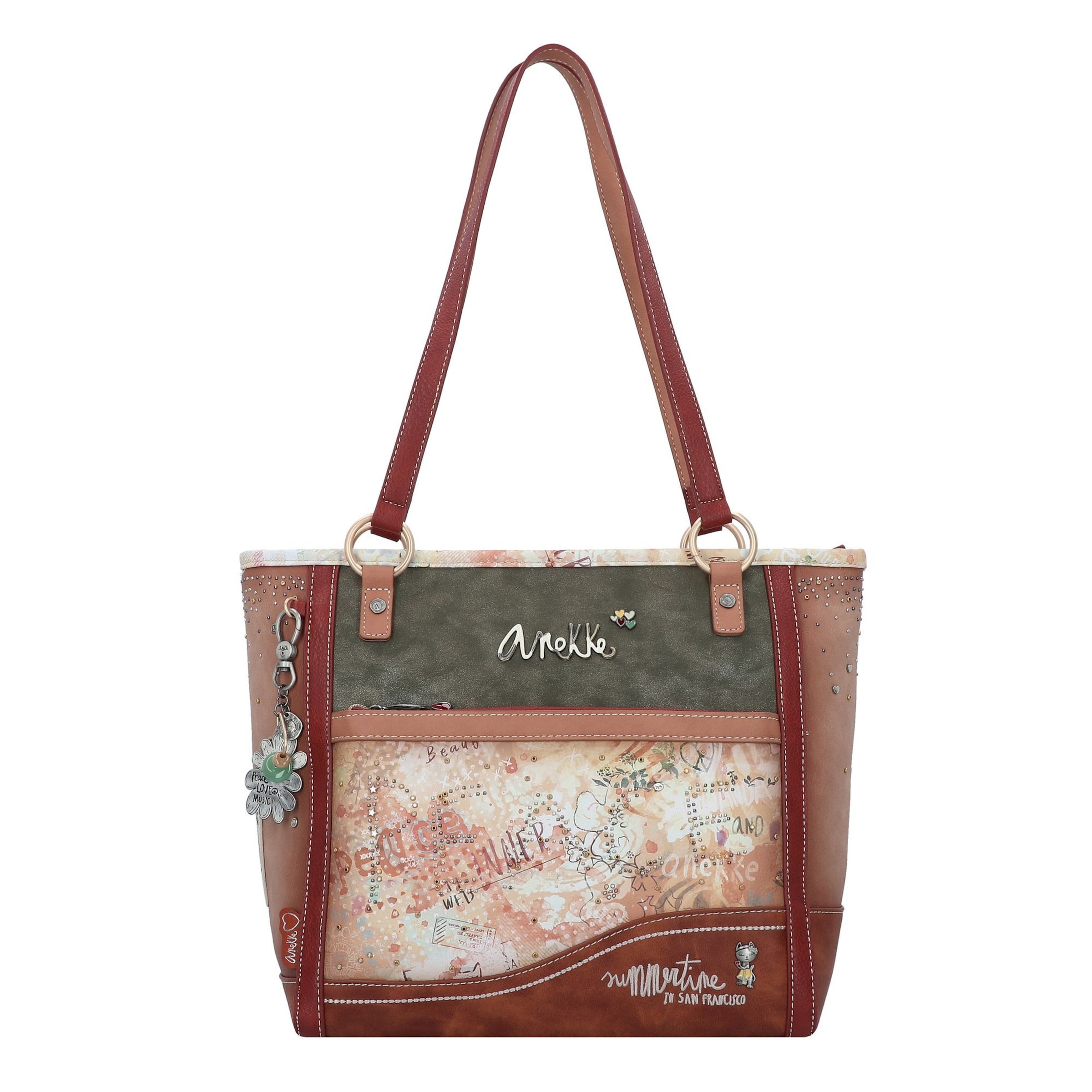 Anekke Shoulder Bag 'Flower' in Mixed colors: front