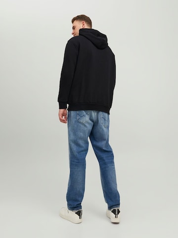 Jack & Jones Plus Sweatshirt 'Ecorp' in Schwarz