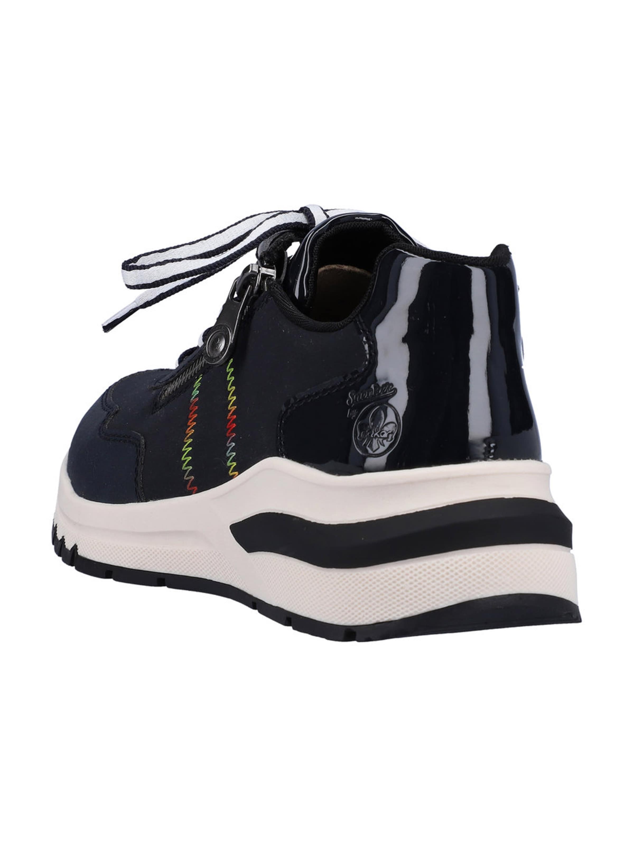 Baskets basses Rieker en bleu