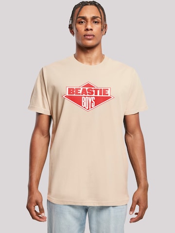 F4NT4STIC Shirt 'The Beastie Boys' in Beige: front