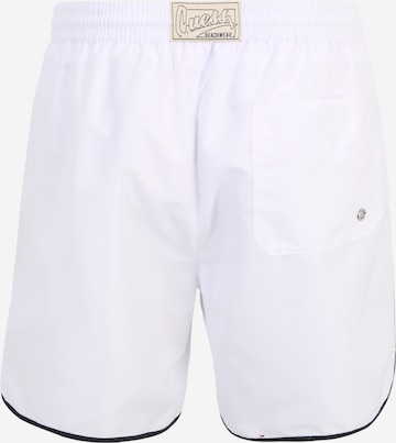 Shorts de bain GUESS en blanc