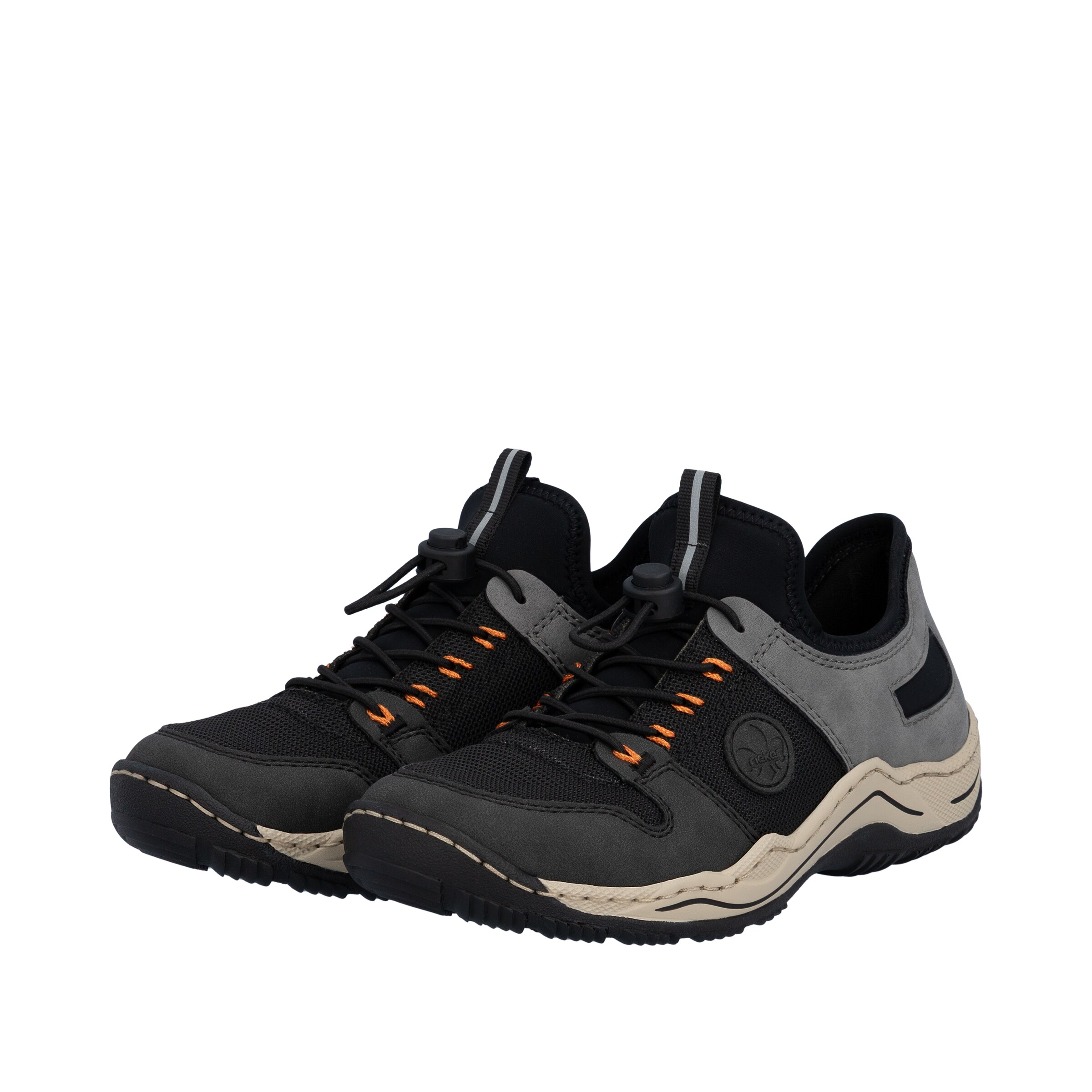 Rieker Athletic Lace-Up Shoes in Black
