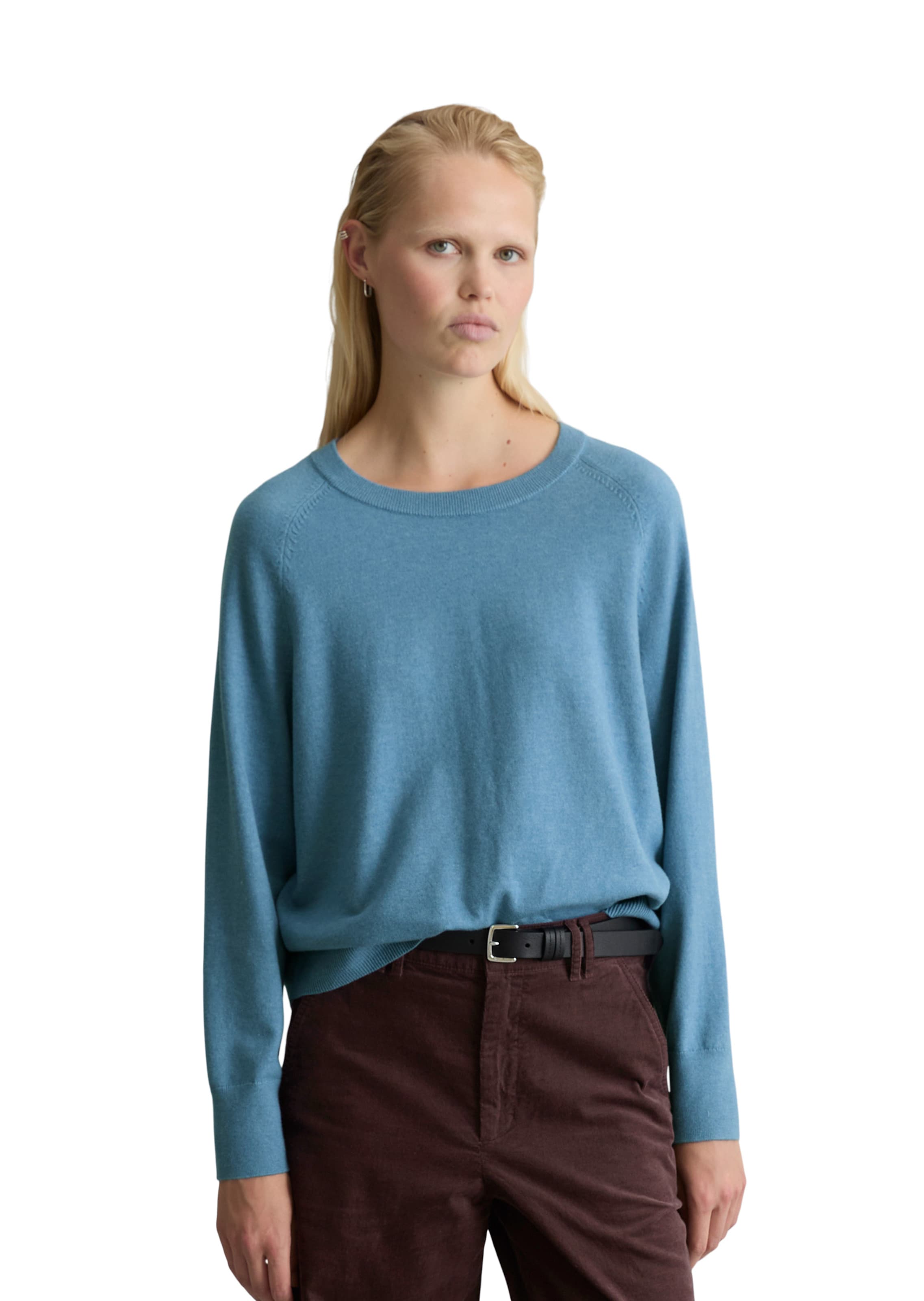 Marc O'Polo DENIM Sweater in Blue: front