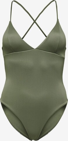 Triangle Maillot de bain ONLY en vert : devant