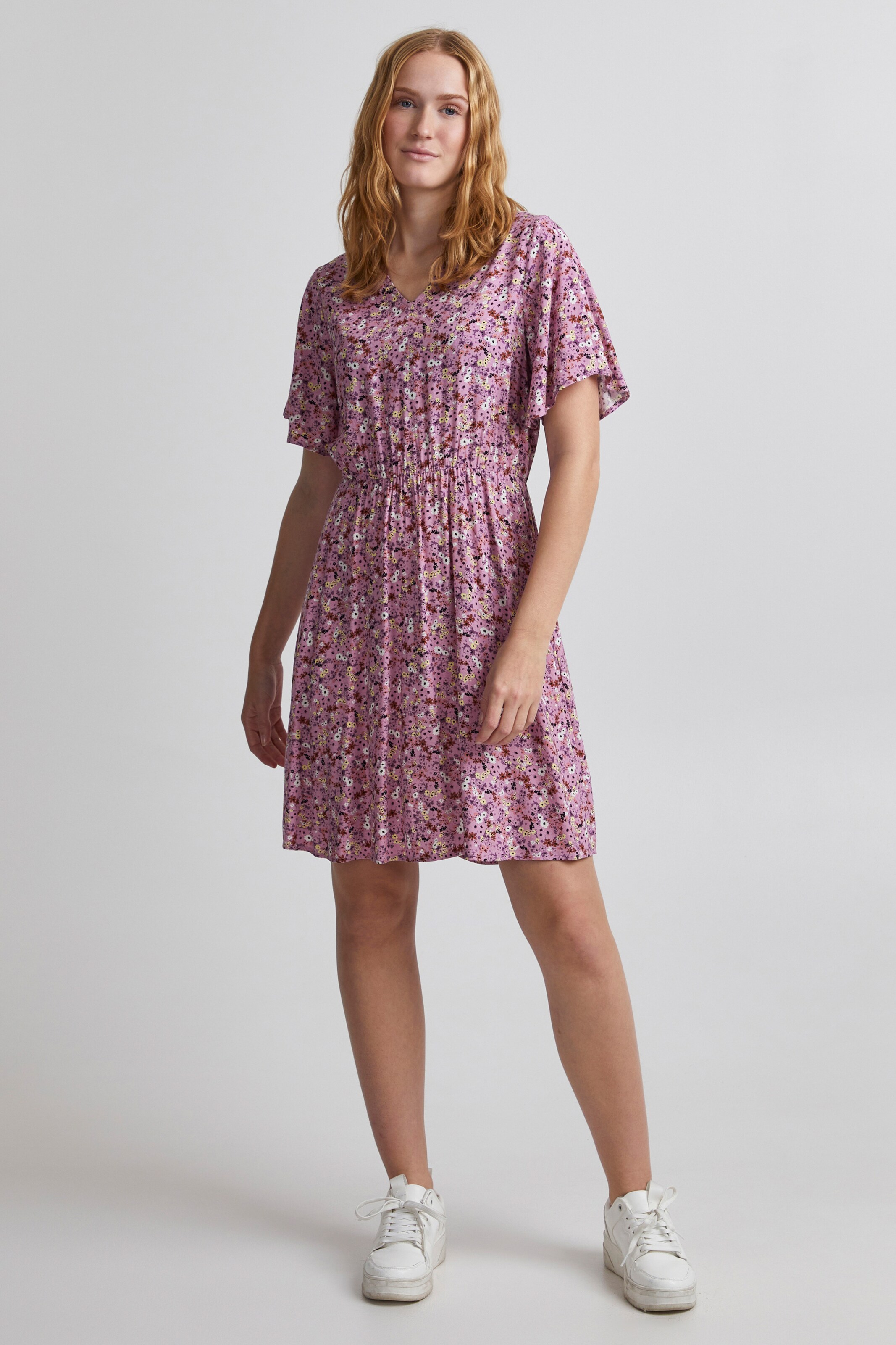 Frauen Große Größen b.young Sommerkleid in Rosa - NR87956 Frauen Große Größen b.young Sommerkleid in Rosa - NR87956