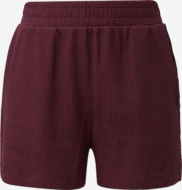 QS Loosefit Shorts in Rot: Vorderseite