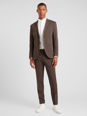 JACK & JONES Slimfit Anzug 'JPRBLAFranco' in Braun