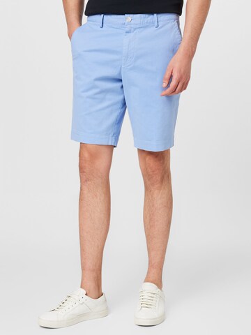 BOSS Regularen Chino hlače | modra barva: sprednja stran