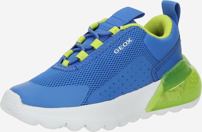 GEOX Sneakers 'Illuminus' in de kleur Royal blue/koningsblauw / Kiwi / Wit, Productweergave