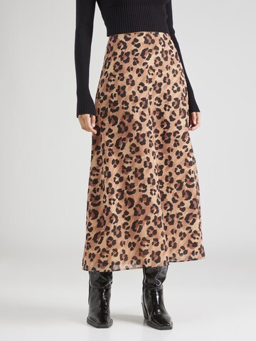 SOMETHINGNEW Rok 'Lolita' in Bruin: voorkant