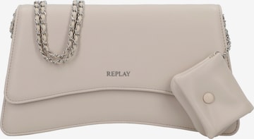 REPLAY Crossbody Bag in Beige: front