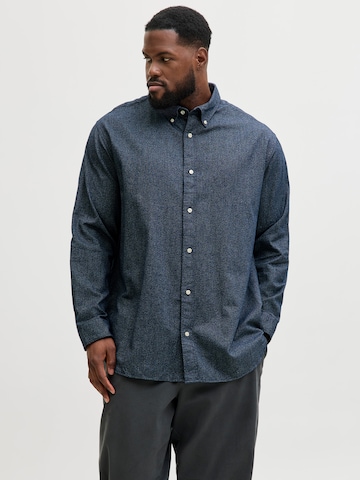 Jack & Jones Plus Regular fit Ing 'JPRBLUBARKLEY' - kék: elől