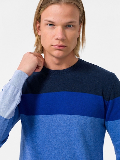 Dandalo Pullover in blau / hellblau / dunkelblau, Produktansicht