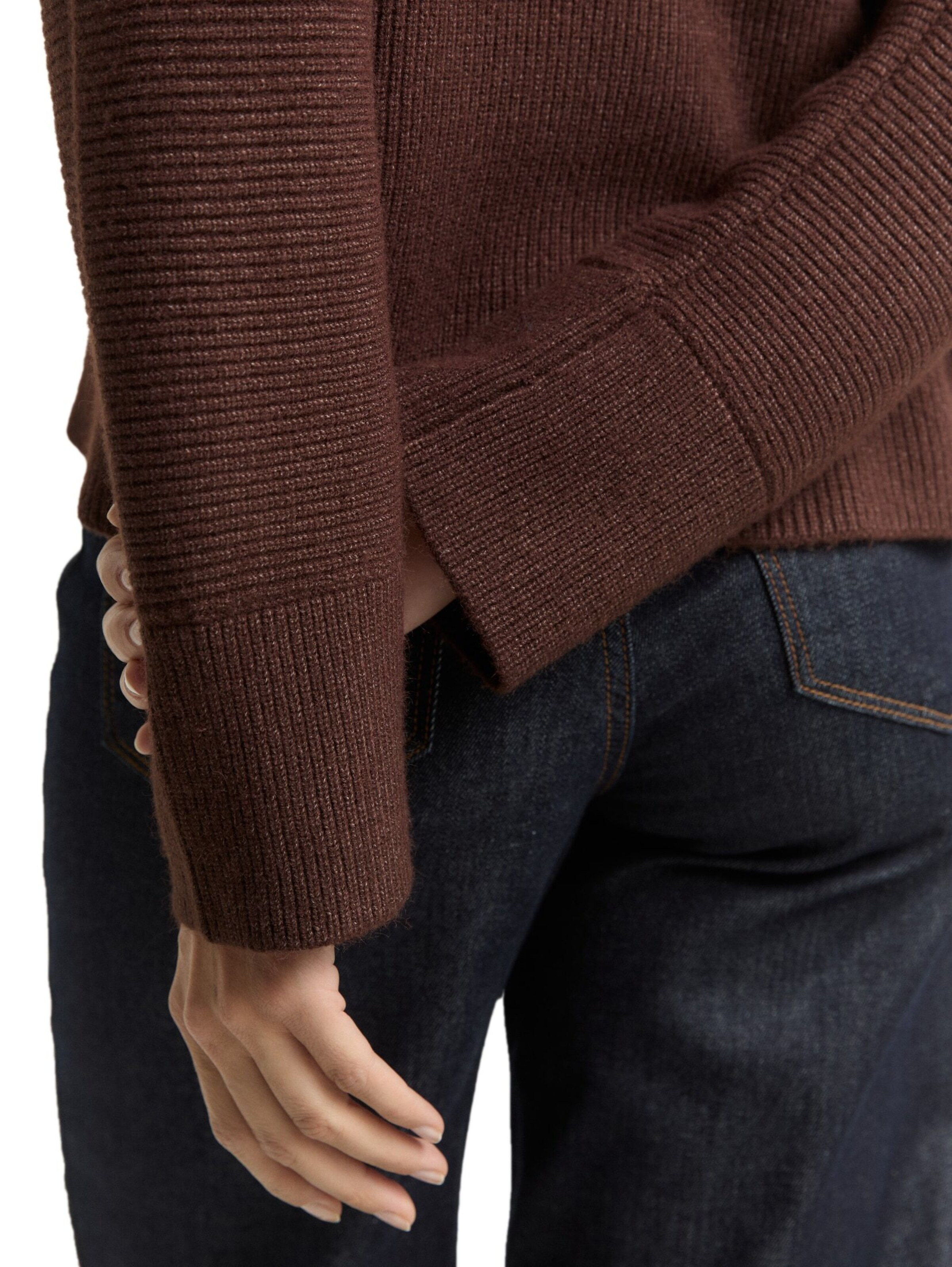 TOM TAILOR Свитер в Коричневый