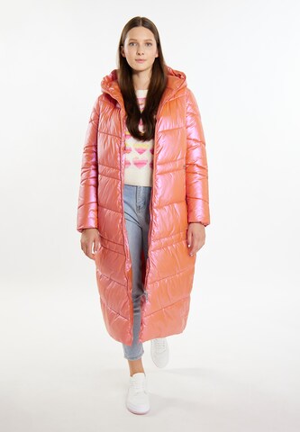 MYMO Winter Coat in Orange