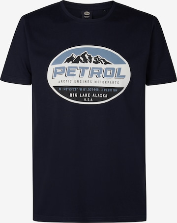mėlyna Petrol Industries Marškinėliai 'Kennicott': priekis
