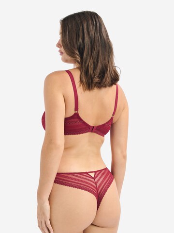 ETAM Balconette Bra 'Gamme' in Red