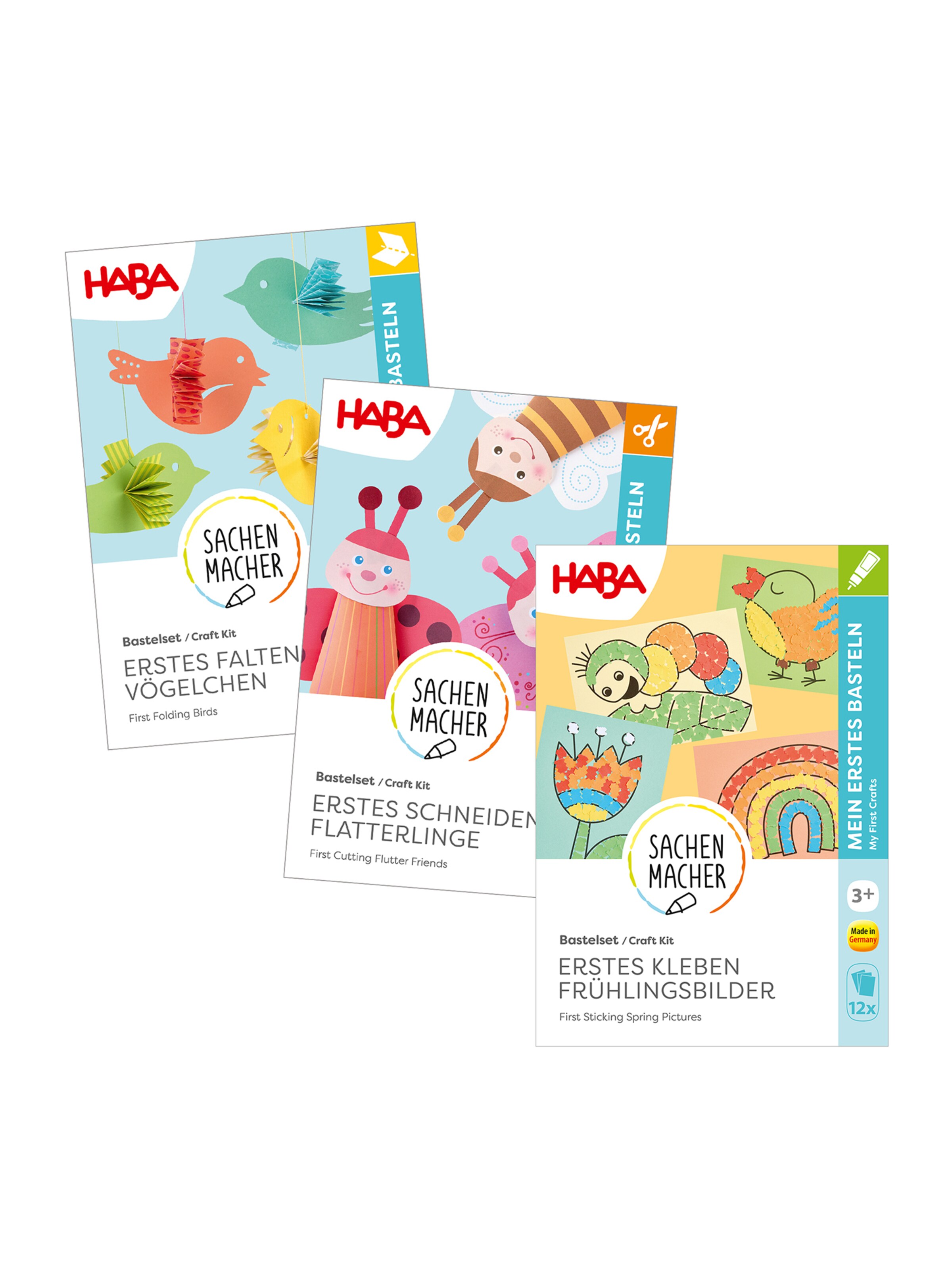 HABA Handwerkartikelen 'Erstes Basteln' in Gemengde kleuren: voorkant