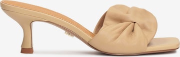 Kazar Mules in Beige