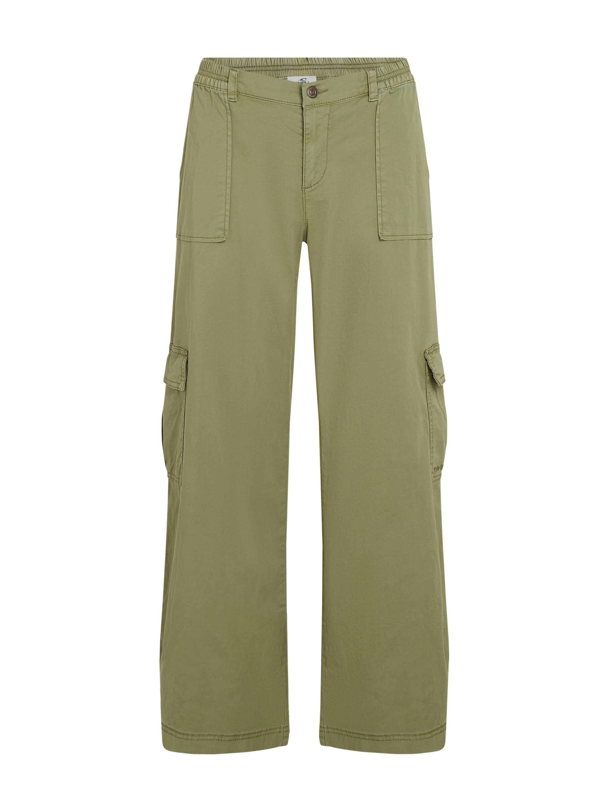 O'NEILL Wide leg Cargobroek 'Brexton' in Groen: voorkant